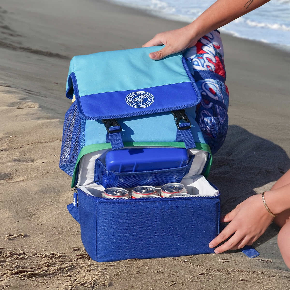 Hielera Tipo Mochila Tommy Bahama - Imagen 3