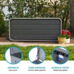 Baúl exterior con tapa abatible Lifetime