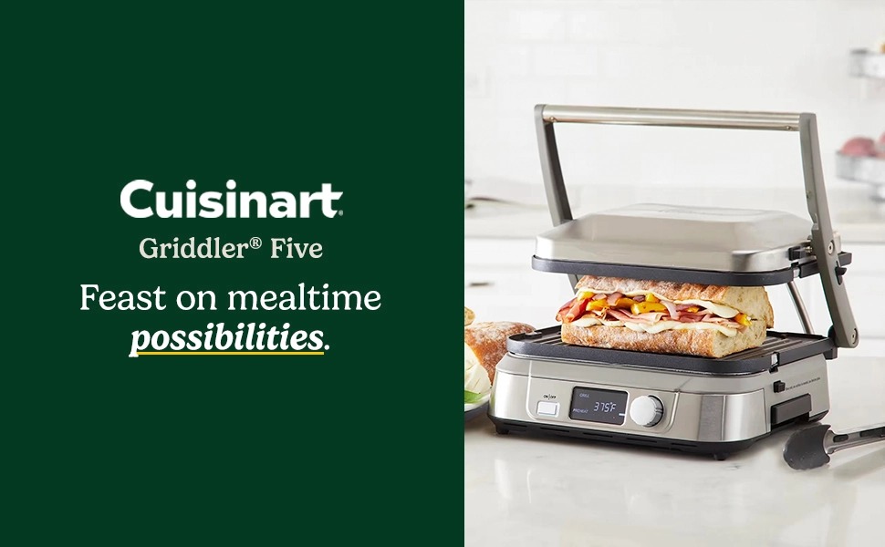 Parrilla Plancha digital 5 en 1 Cuisinart - Imagen 2