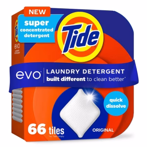 Tide evo Laundry Detergent Fiber Tiles, Original