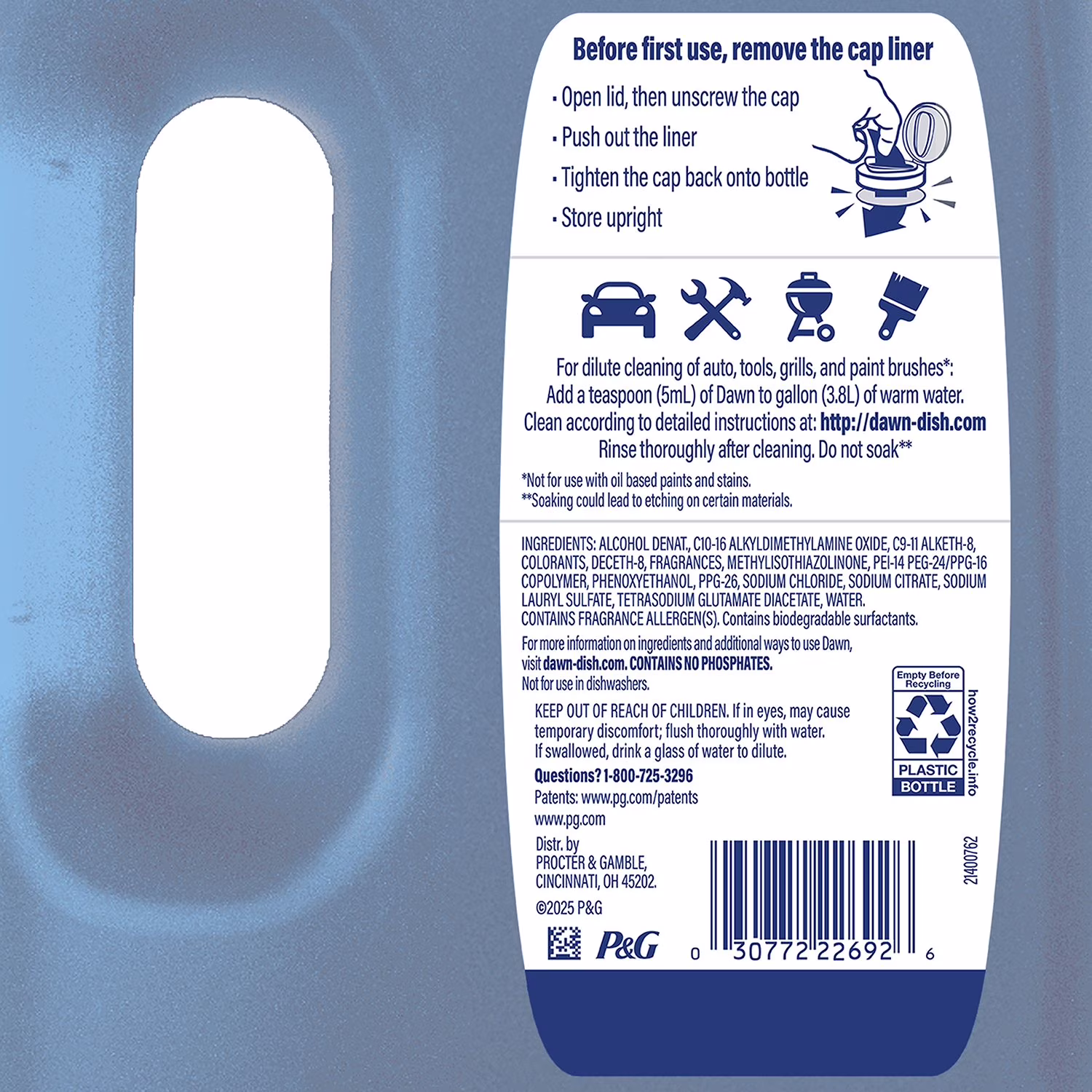 Lavavajilla Dawn Platinum 90 fl. oz - Imagen 3