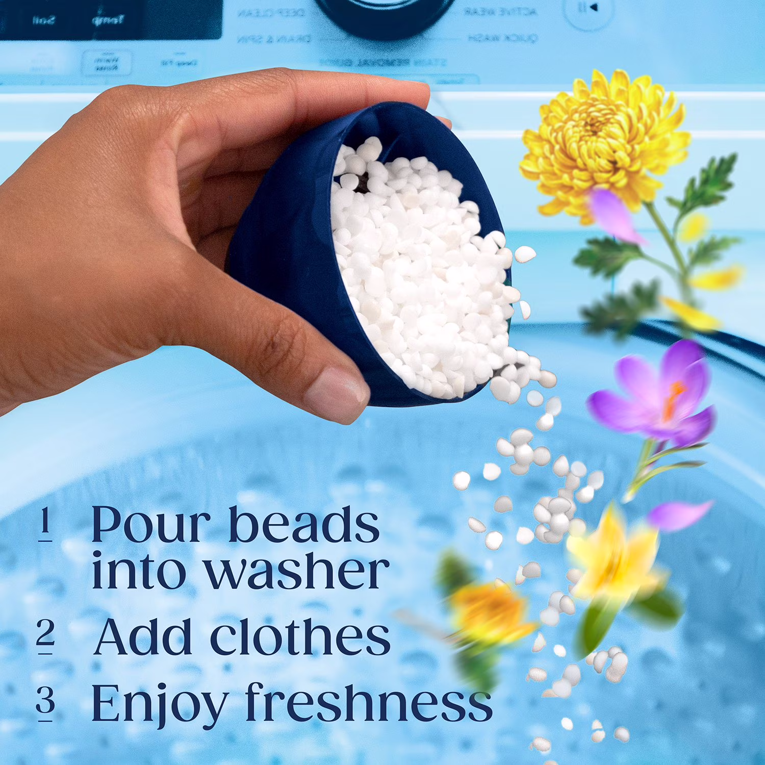 Perlitas Downy Boom potenciadoras de aroma en lavado, 26,3 oz. - Imagen 2