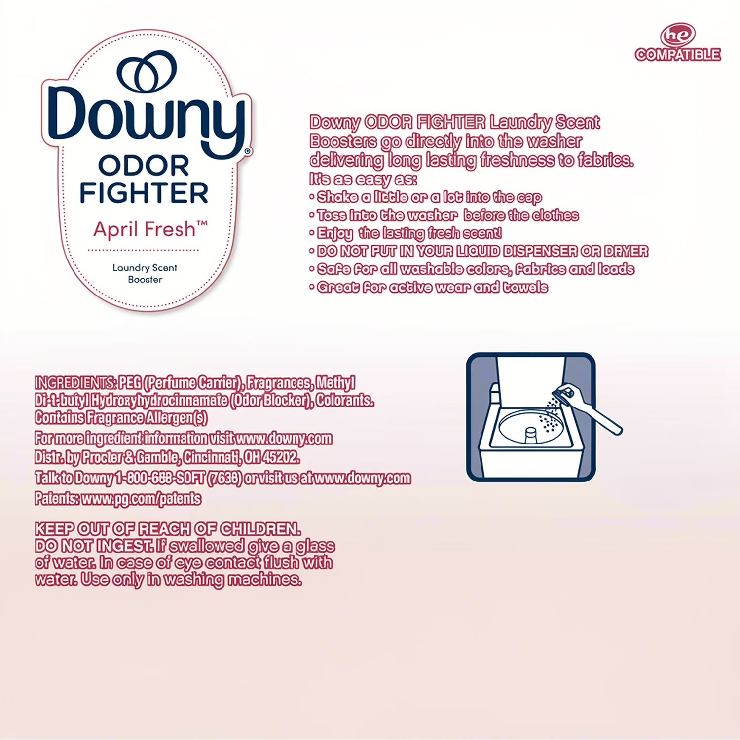 Perlitas Downy Odor Fighter, April Fresh - Imagen 2