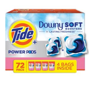 Tide Power PODs Downy, aroma April Fresh, 72 pods