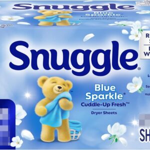 Bandas para secadora Snuggle Tissue Softinger, Blue Sparkle