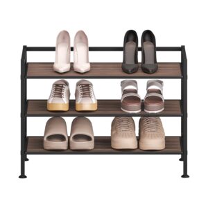 Zapatero de listones de resina Seville Classics de 3 niveles