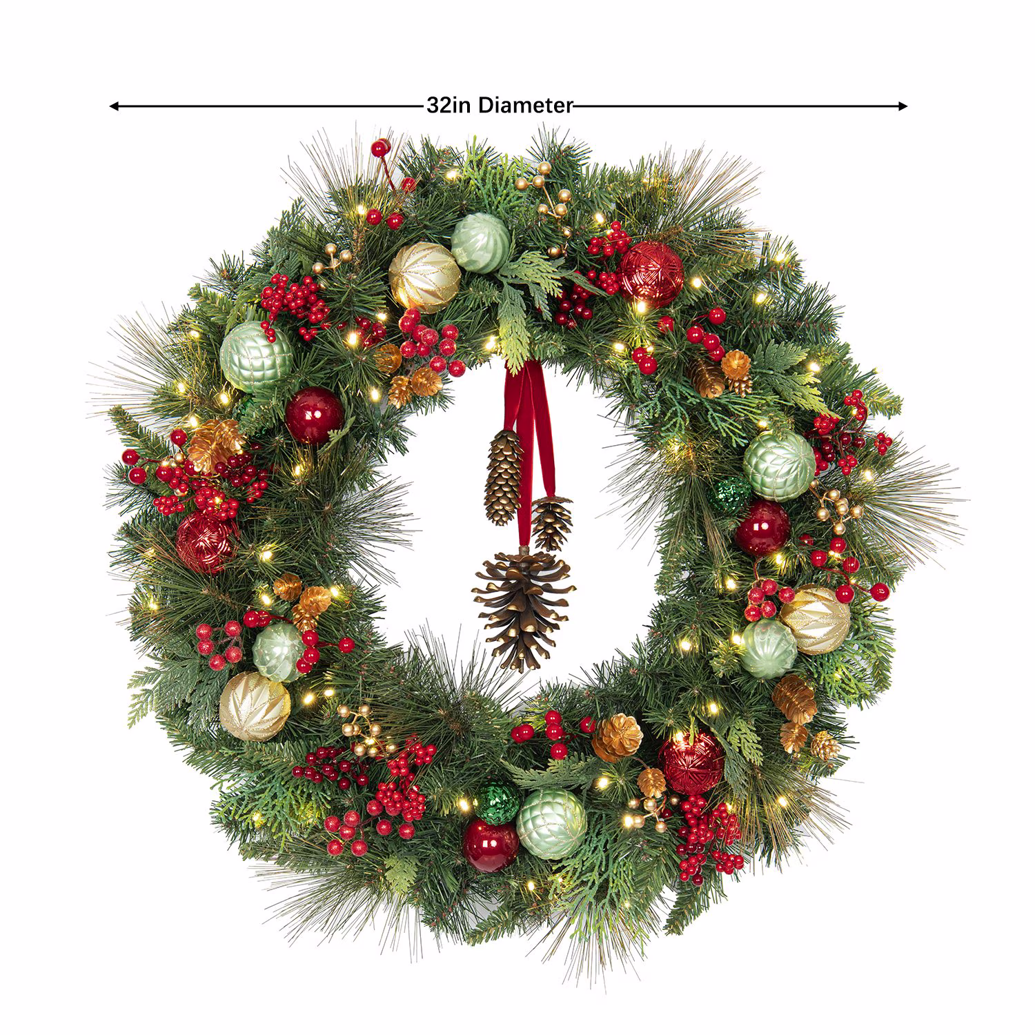 Corona decorada preiluminada Member's Mark - Imagen 3