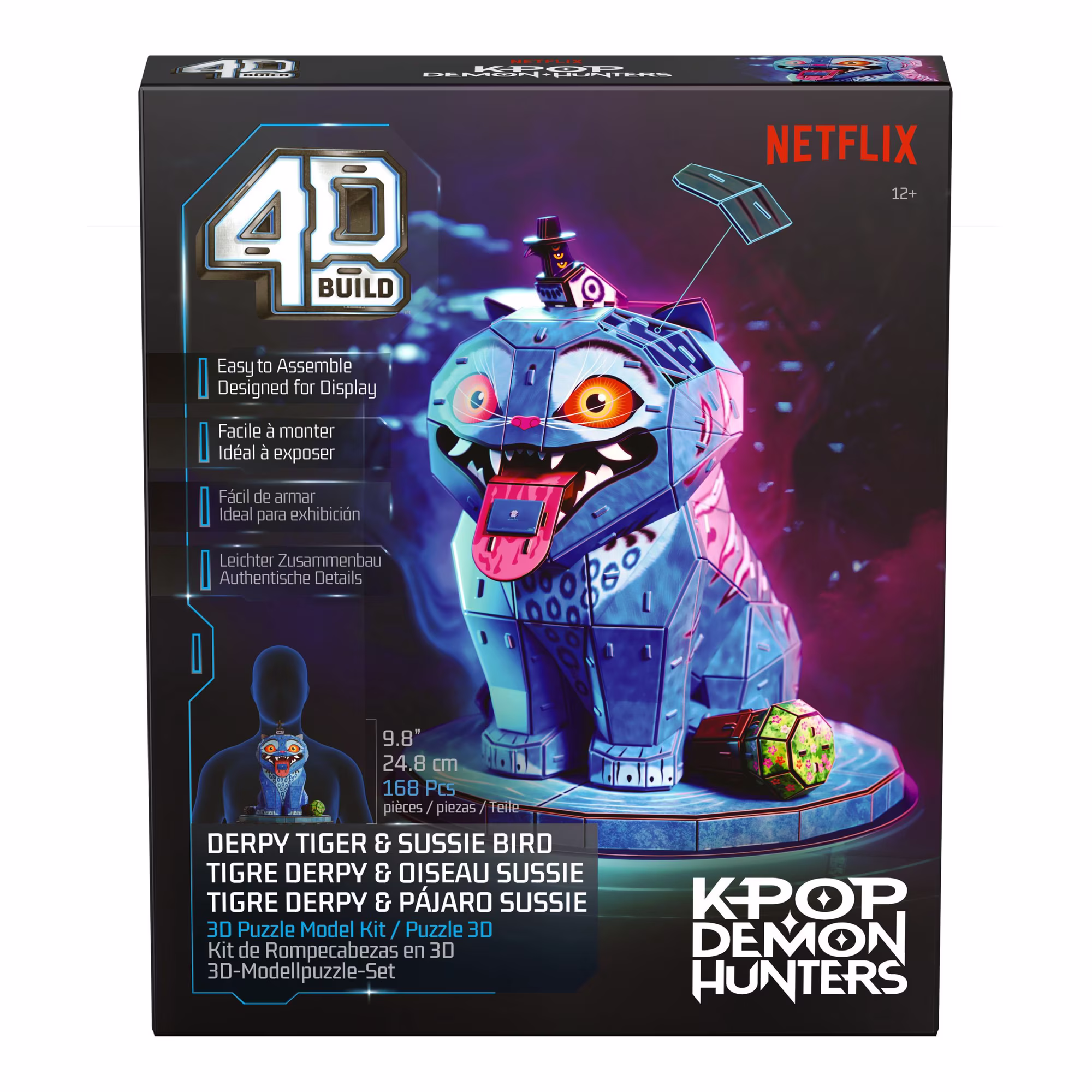 Rompecabezas 3D 4D Build, KPop Demon Hunters 168 piezas