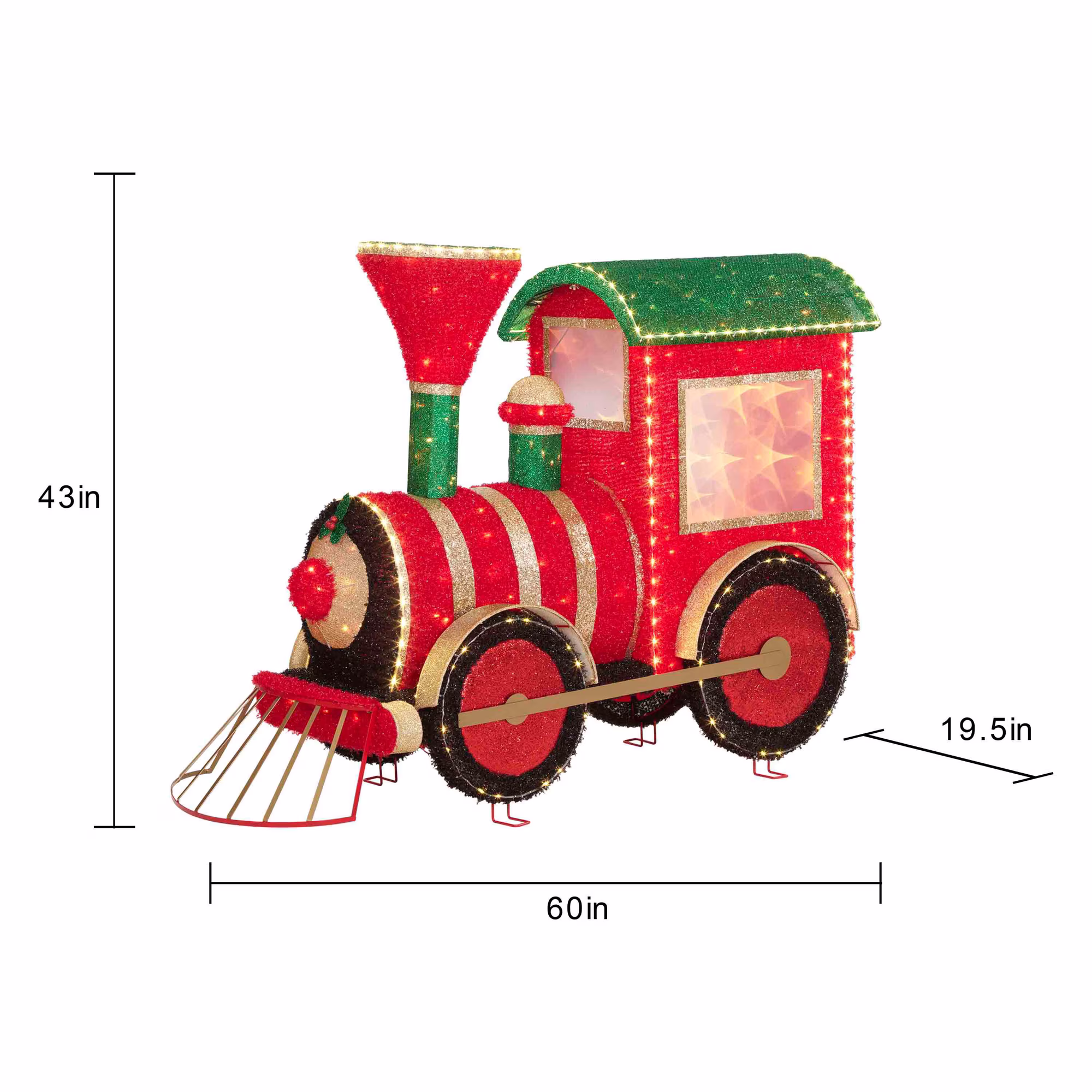 Tren navideño preiluminado Member's Mark - Imagen 3