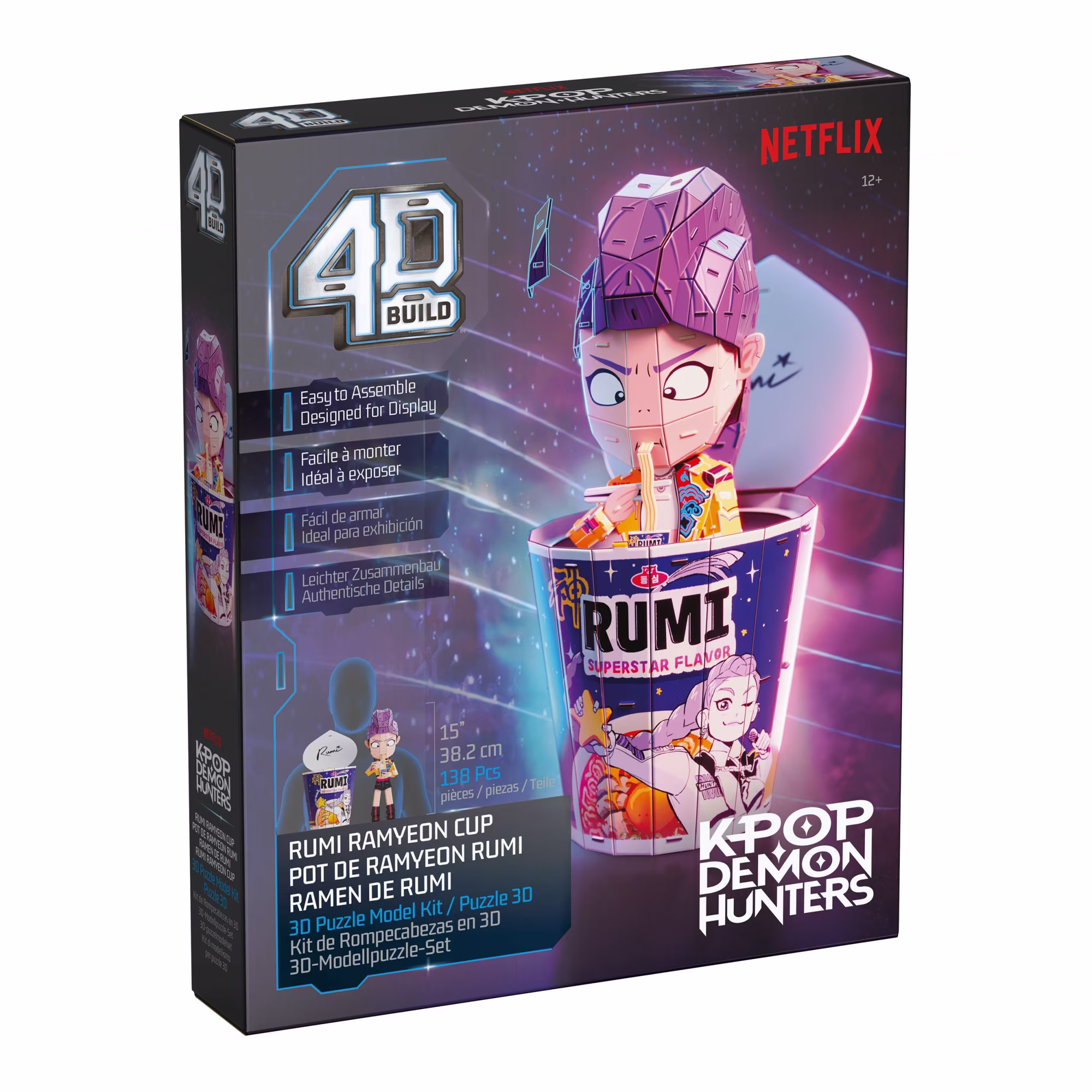 Rompecabezas 3D 4D Build Rumi en taza de ramyeon - Imagen 2